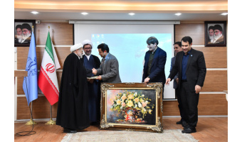 حضور رییس محترم دانشگاه تبریز در گرامی خاطره شهیده مهسا امیری دانشجوی دکتری علوم تربیتی و تقدیر از زحمات استاد گرانقدر حجه الاسلام والمسلمین جناب حاج آقا اصغر نقدی